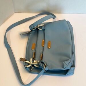MaggiB trio bags new. Large Medium Small blue in color.